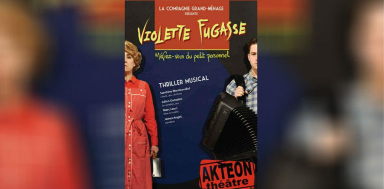 affiche violette fugace