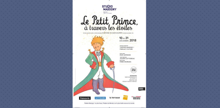 affiche une petit prince théâtre marigny