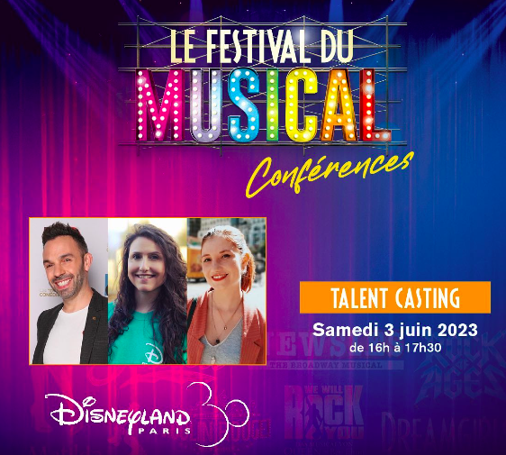 Festival du musical thomas berneuil conférence talent casting 2023