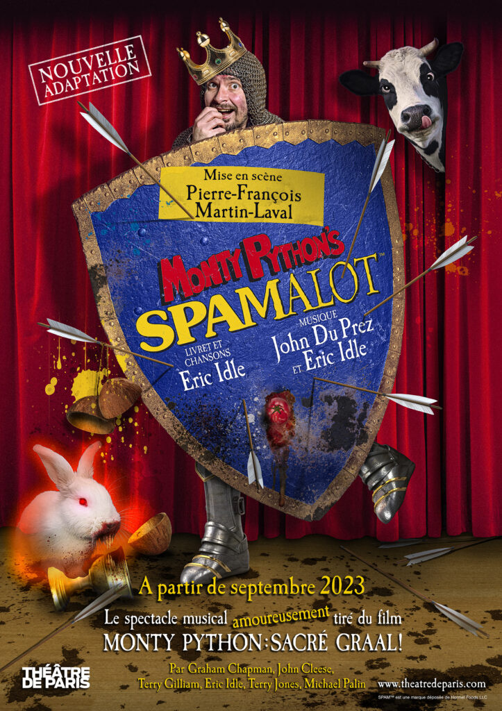 spamalot théâtre de paris saison 23 24 pef