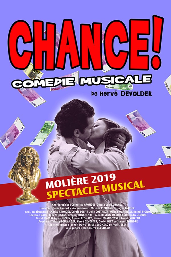 chance comédie musicale théâtre du gymnase été 2023