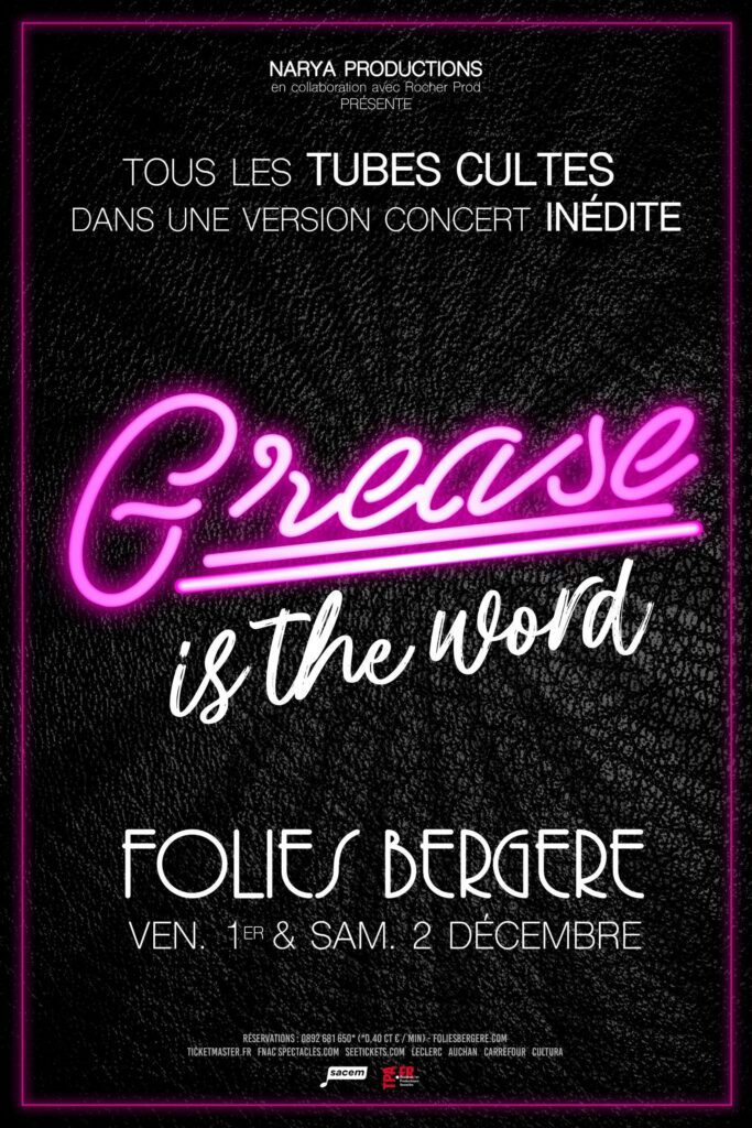 grease is the word folies bergères