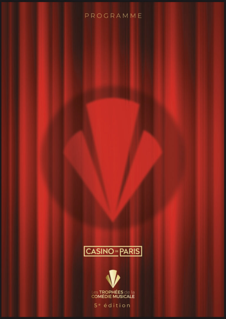 Affiche programme Trophées de la Comédie Musicale 2023