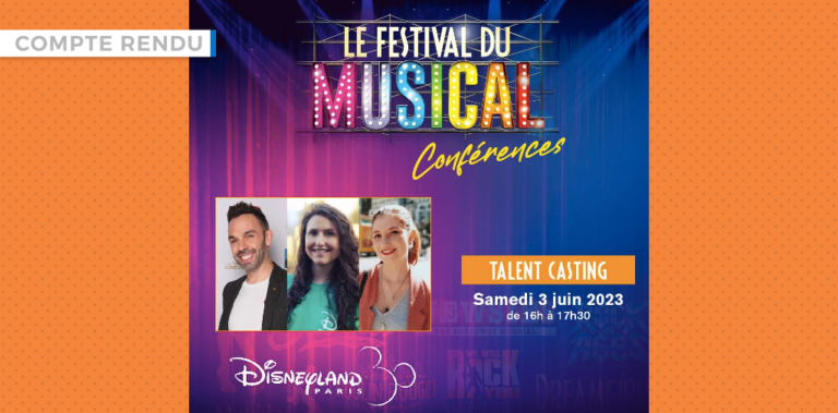 festival du musical 2023 conférence disney