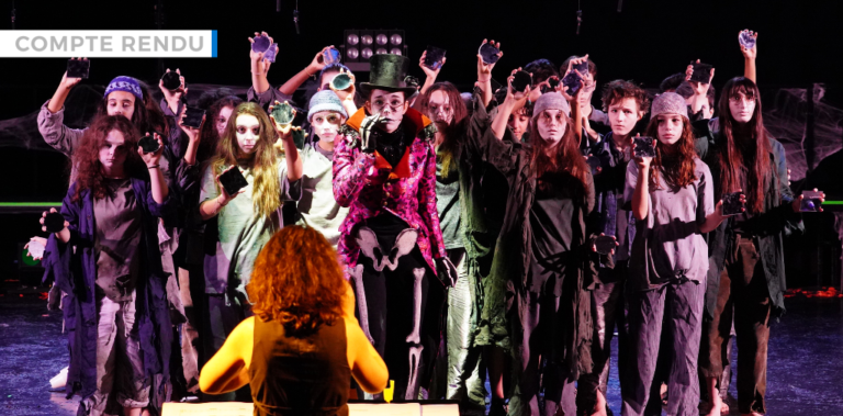 Halloween Parc CREA Opéra bastille comédie musicale Tim Burton Stephen King Michael Jackson, Boris Vian Halloween adolescents choeur de scène