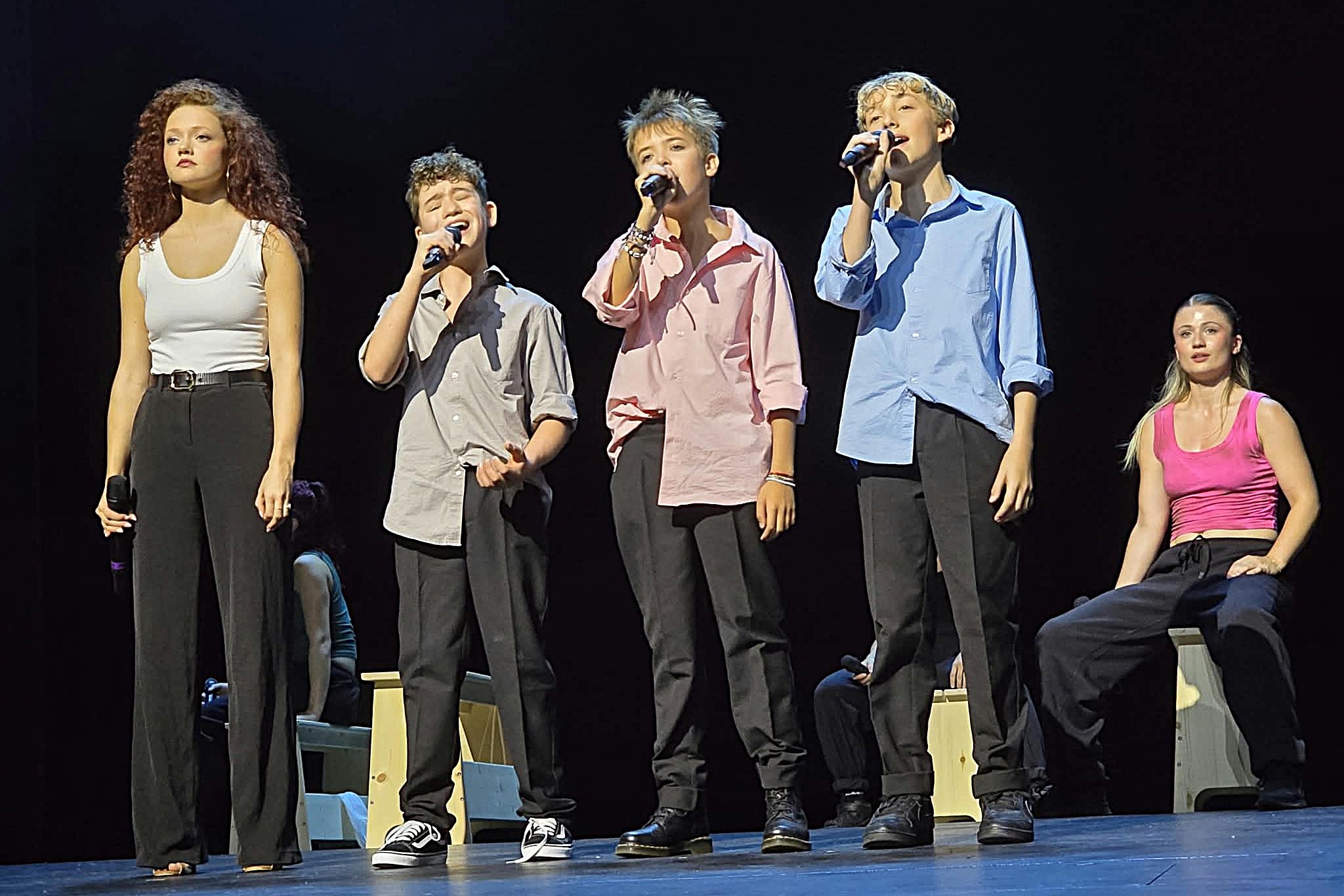 Manon Prevault, Alec Burette, Gaspard Dubesset et Loan Olivier